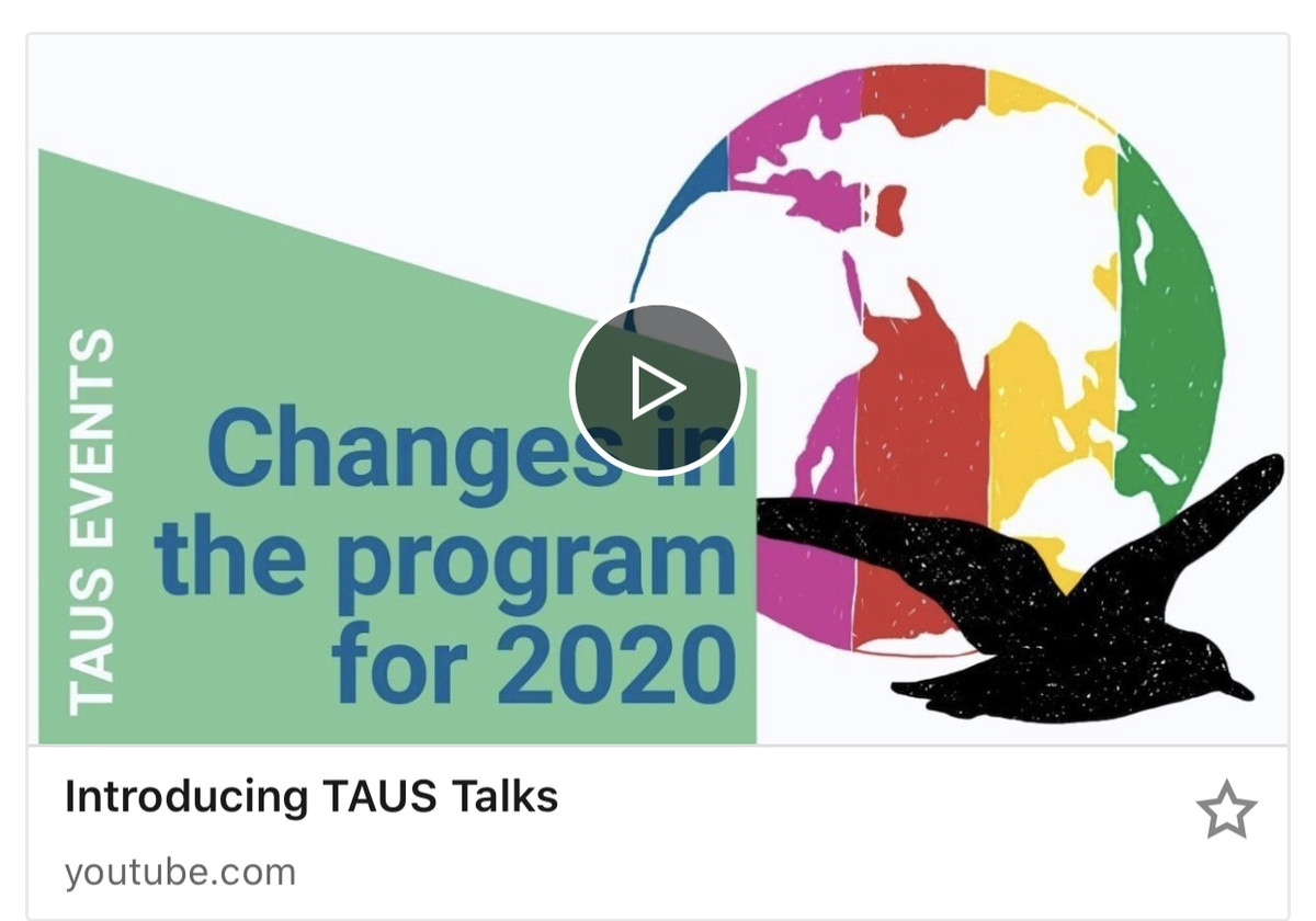 Introducing TAUS Talks